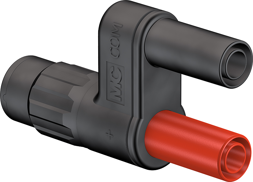 4 mm BNC-adapter black - XM-BB/4 black