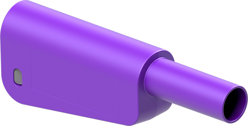 4 mm plug complete violet - SLM-4A-39 violet