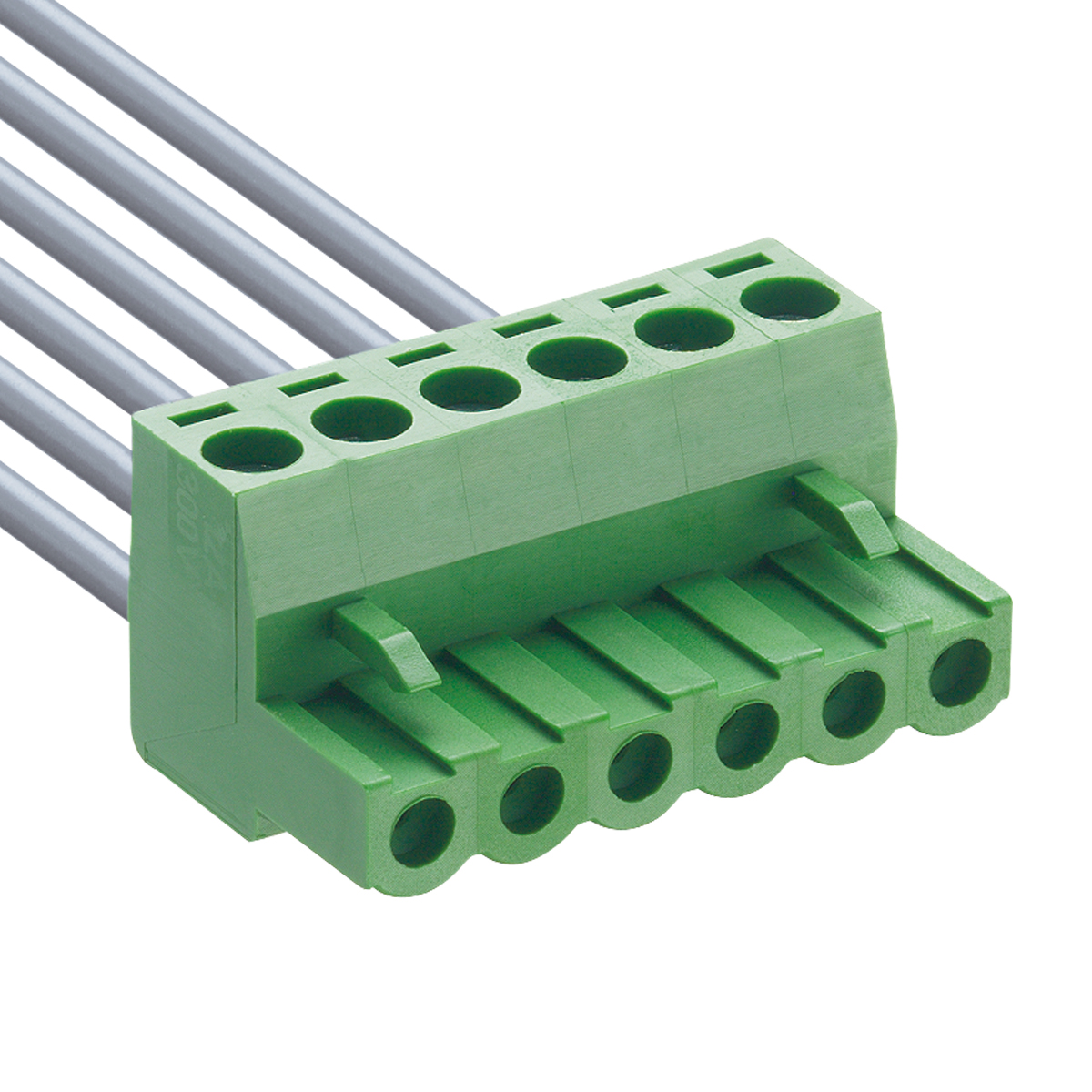 Pluggable screw terminal block