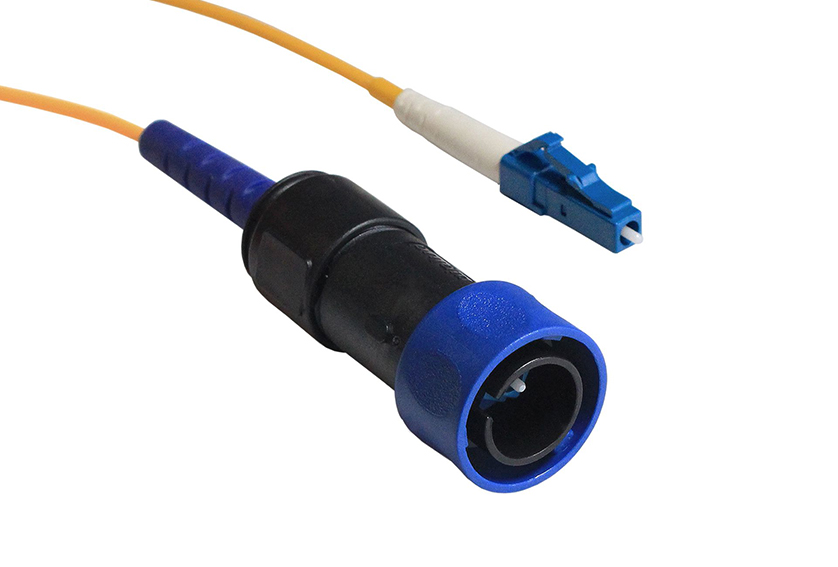 150 M, Single Mode, Cabled, Flex fiber connector