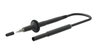 MULTILAM-stekker Ø 4 mm met  isolerende huls en test pen aan de uiteinden.