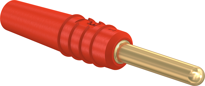 2 mm plug complete red - SLS2-S red