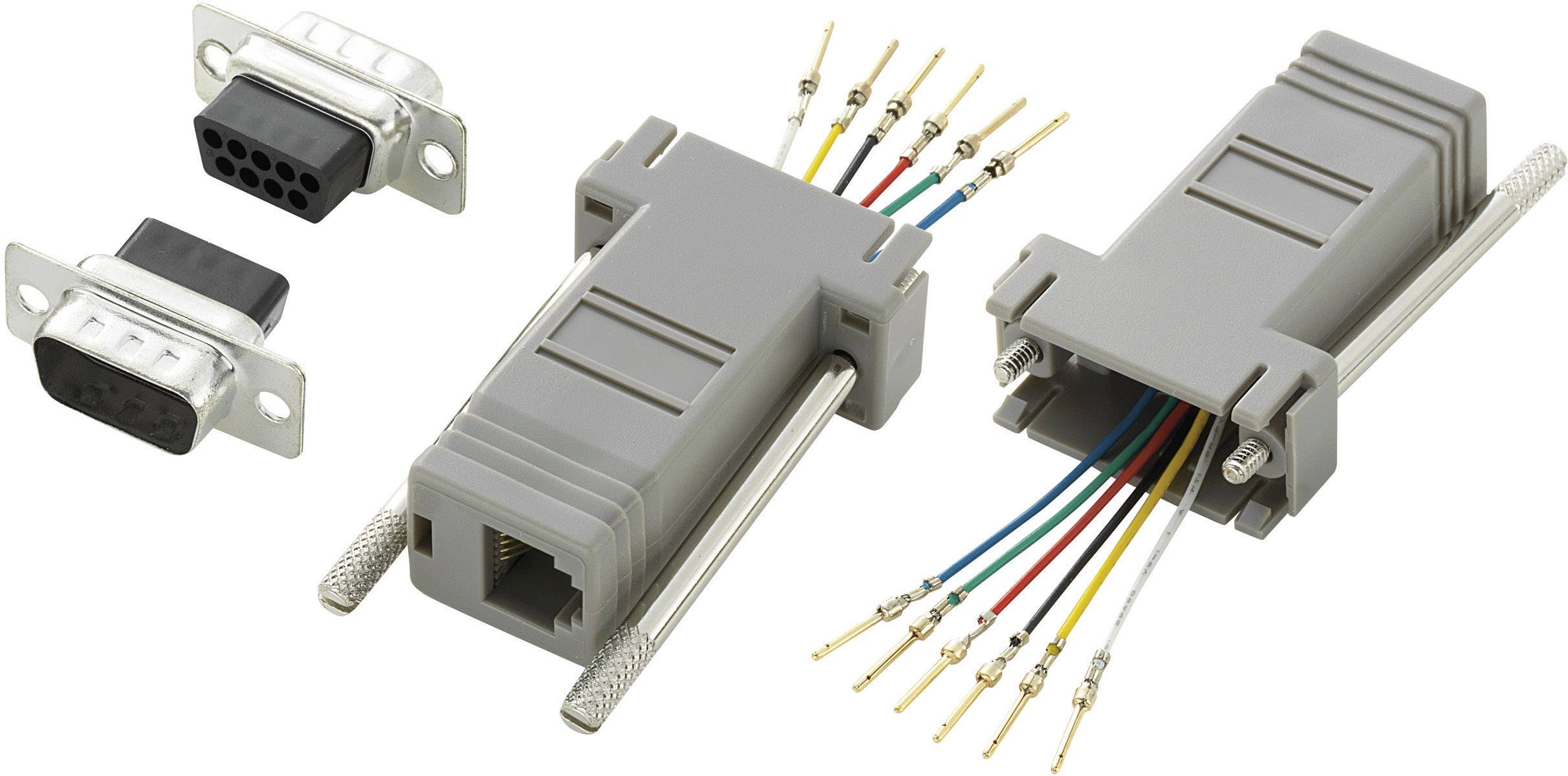 D-sub 9 pin male - RJ12 Adapter