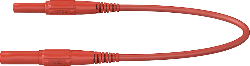 4 mm safety test lead 100 cm red - XKF-414 red