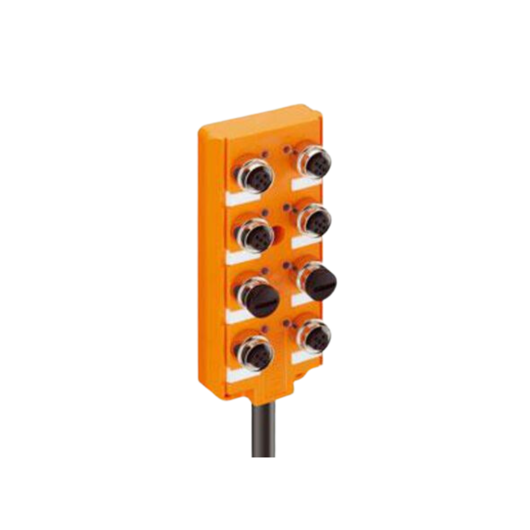 8 ports M12 Actuator  Sensor Distribution With LED Box with Cable.png