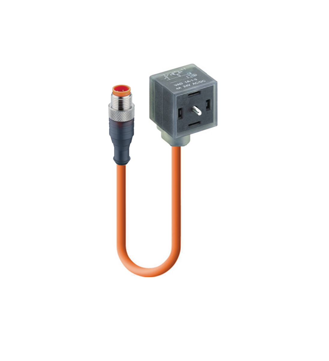 DIN EN 175301-803-A, Cordset, double ended