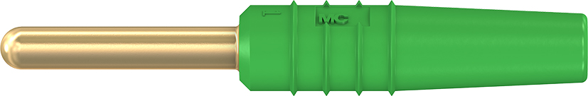 2 mm plug complete green - SLS2-S green