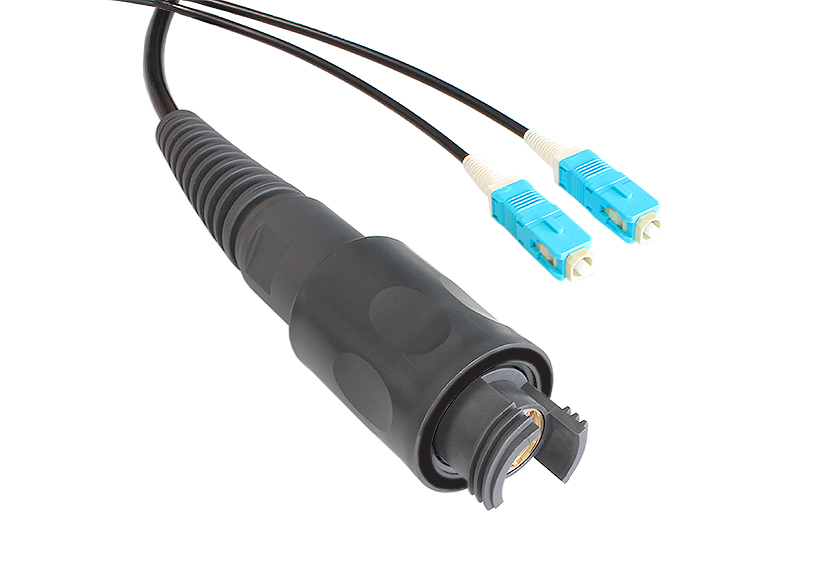 2 Channel Plug to SC Connector Cable Assembly