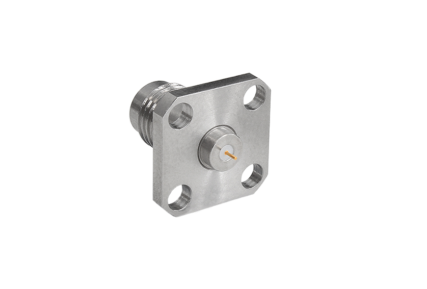 2.4mm Jack Straight 4 Hole Flange RF Connector