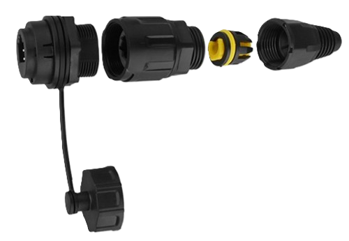 RJ45 putthrough Connection Chassis socket