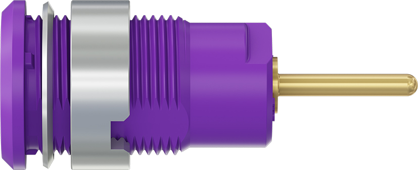 4 mm safety socket violet - SLB4-R violet
