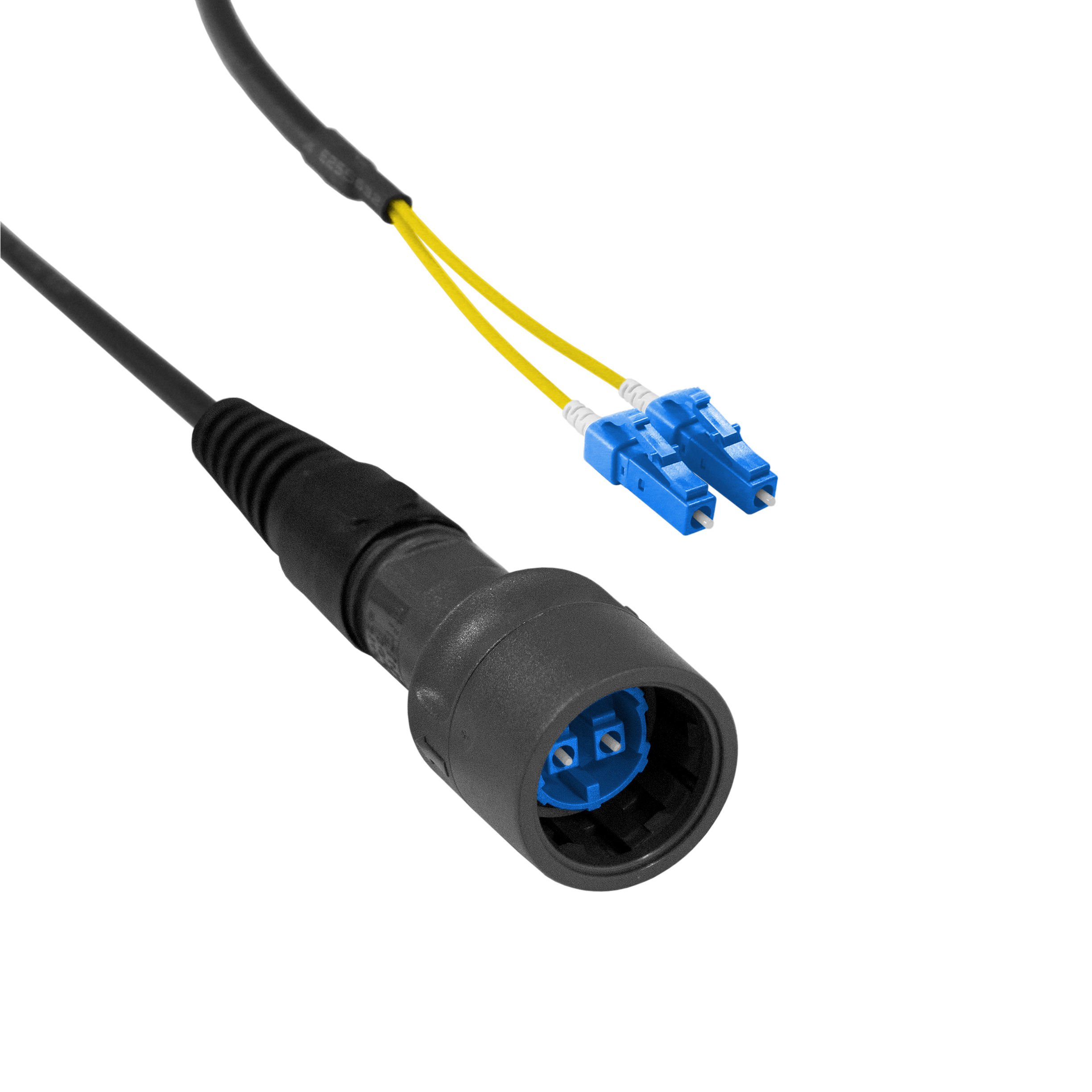 100 M, OS1 Single Mode, Cabled, Flex fiber connector