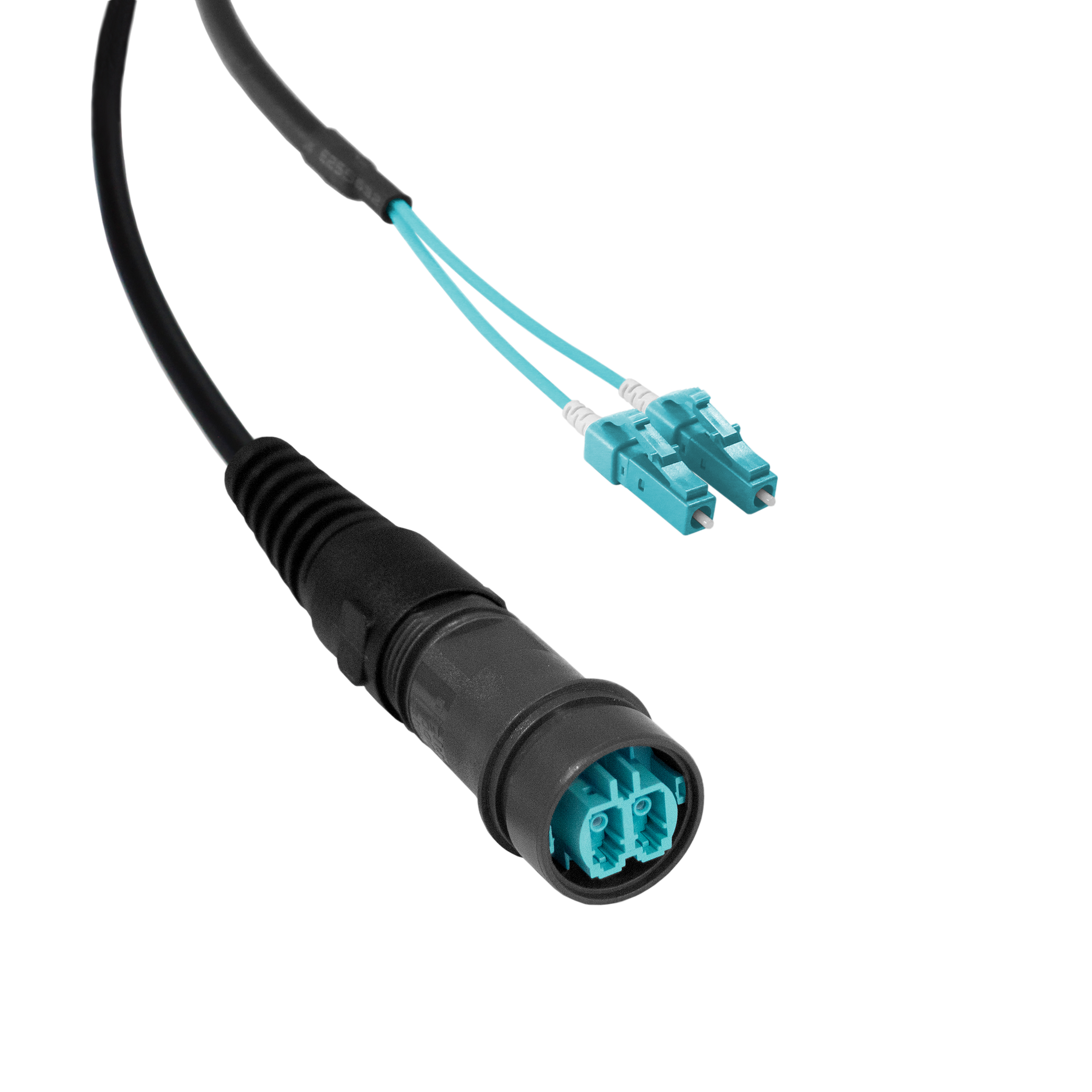 450 M, OM3 Multi Mode, Cabled, Inline fiber connector