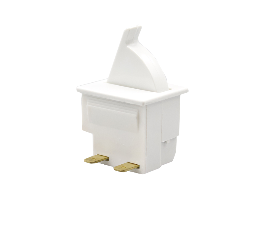 3145 Series S.P. On Off (Momentary Off) 2.8 x 0.8 Tab Termination 23mm Actuator White 1 Gloss