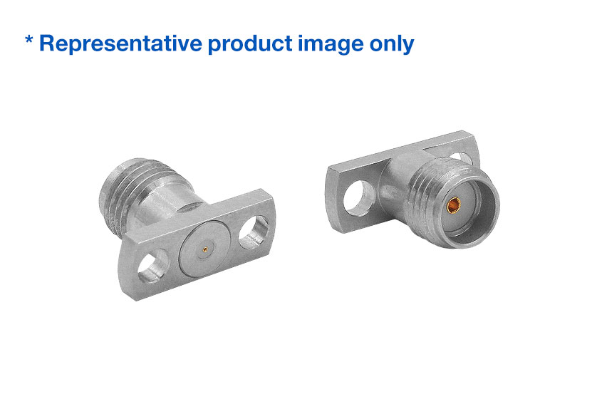 SMA Straight Jack 2 Hole Flange RF Connector