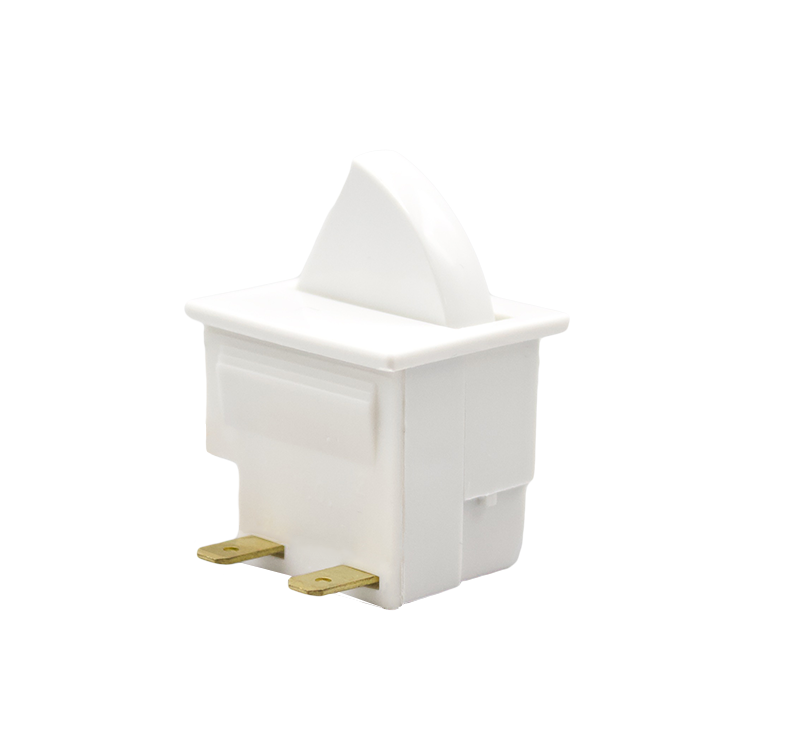 3145 Series S.P. On Off (Momentary Off) 2.8 x 0.8 Tab Termination 23mm Actuator Polar White 14 Gloss