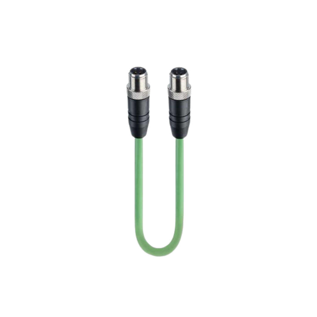 M12 - D coded fast Ethernet Cat5E Data Double-ended cord set male - male.png