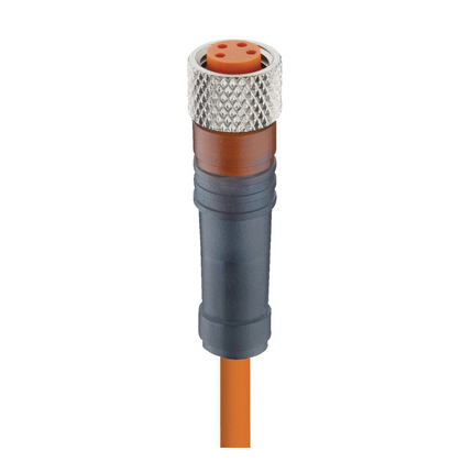 M8 Standard Sensor/Actuator Single-Ended Cordset