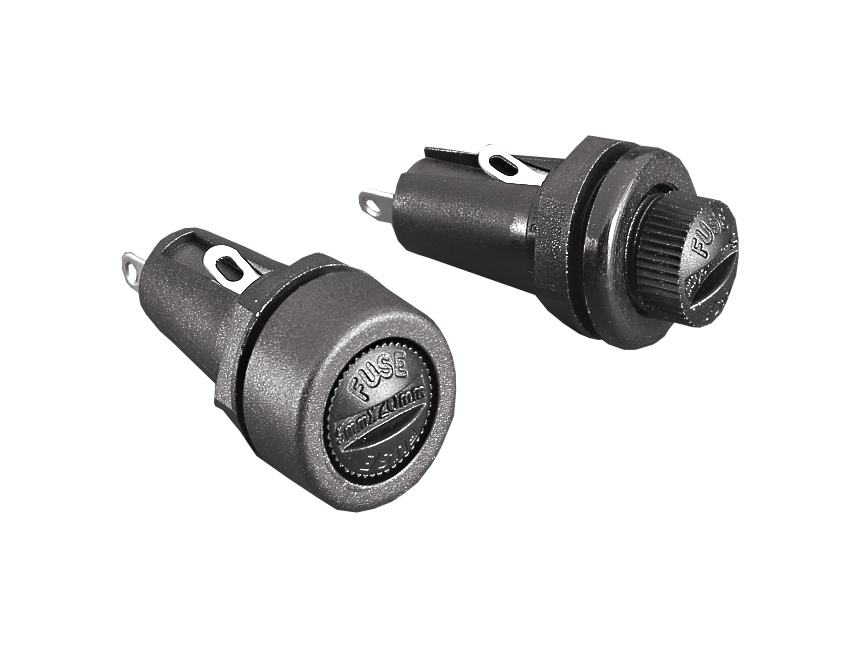 Fuseholder FX0296 Series Protection Category PC1 Panel Mount Solder Tag Termination 5mm x 20mm Fuse Screw Cap Carrier Hand Release