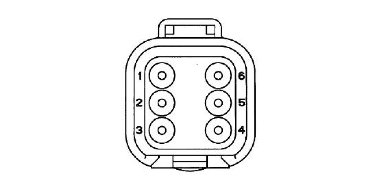 12 Contacts Female Standard Rectangular Grey Connector - PEC
