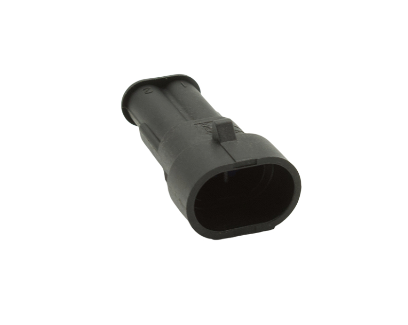 1 Contact Male Automotive Rectangular Black Connector