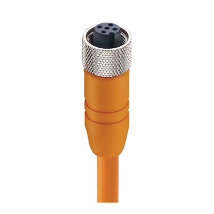 M12 Standaard Sensor/Actuator Enkelvoudig Aangesloten Cordset