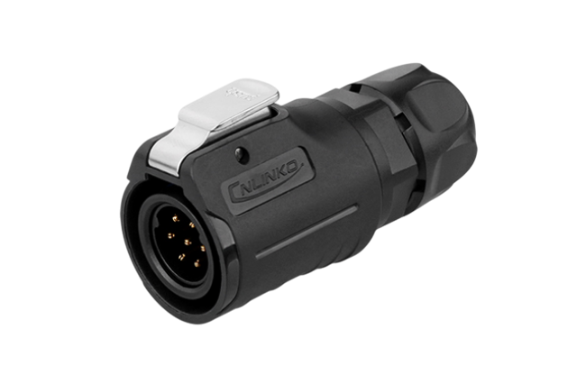 LP16 7-polige stekker Snelle vergrendeling IP67/IP68 kunststof