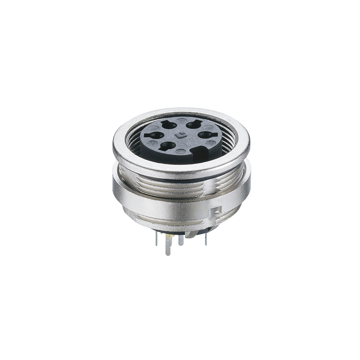 Chassis socket acc. to IEC 61076-2-106