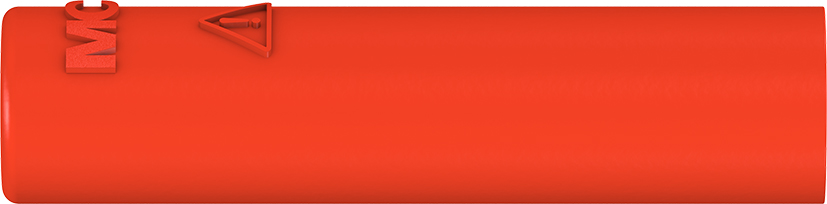 4 mm socket red - B4-E-IM4-I red