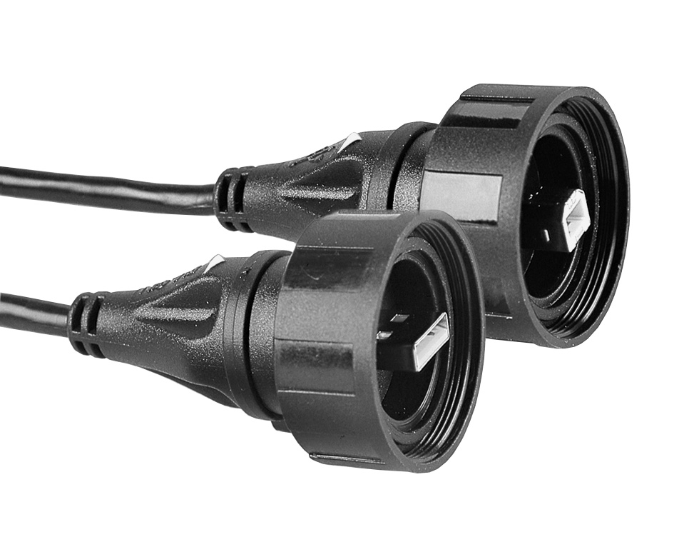 Overmoulded USB Cable PX0841 Series USB Sealed A Plug to Sealed B Plug 3M Cable