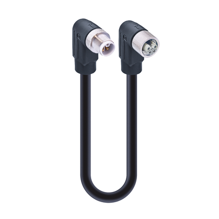 M12 Power Double-Ended Cordset