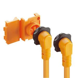 AS-Interface angle connectors; 2 assembled connectors