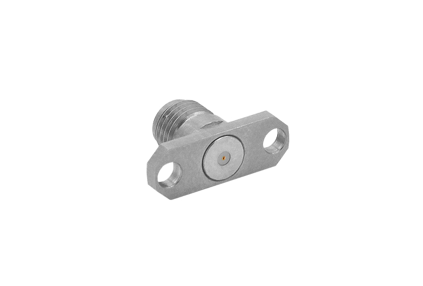 SMA Straight Jack 2 Hole Flange RF Connector