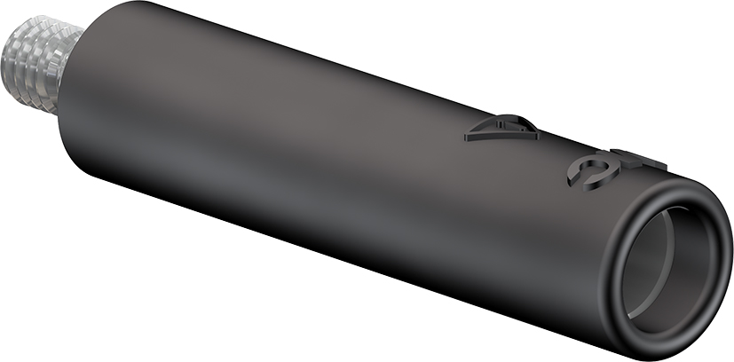 4 mm socket black - B4-E-M3-I black