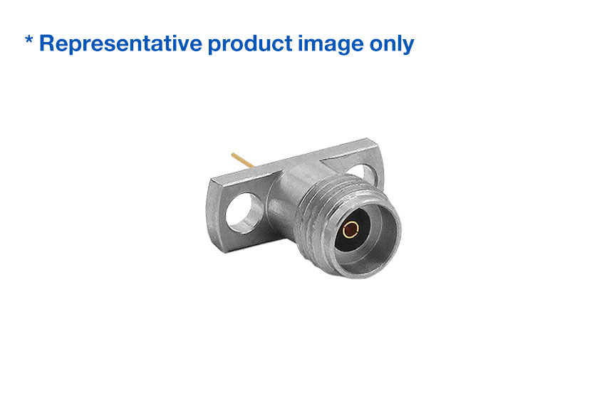 2.92mm Jack Straight 2 Hole Flange RF Connector