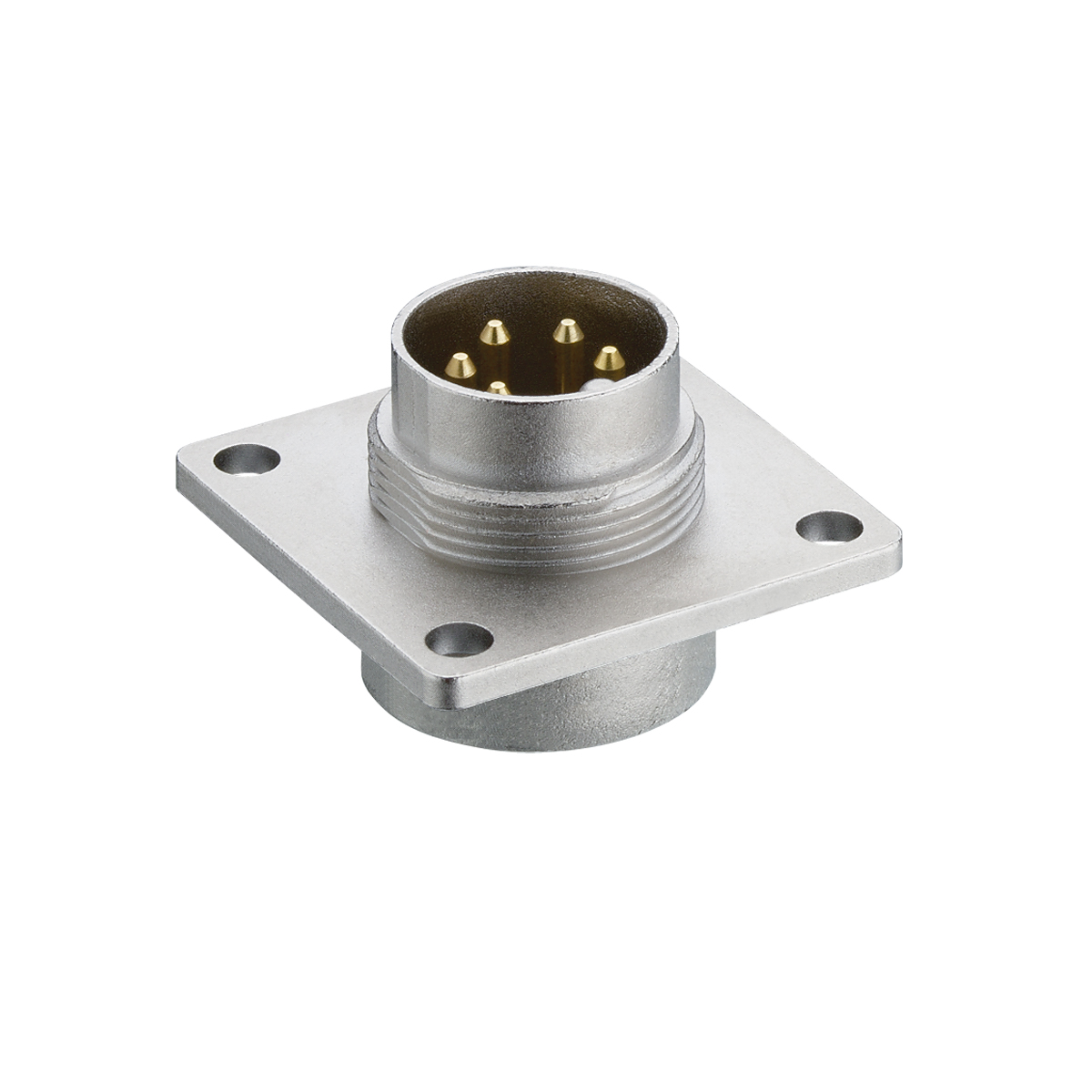 Flange chassis plug acc. to IEC 61076-2-106