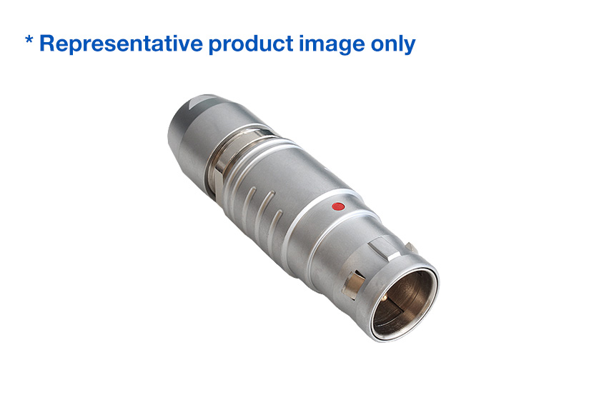 5 Contacts Straight Plug 3X Series Push Pull Connector