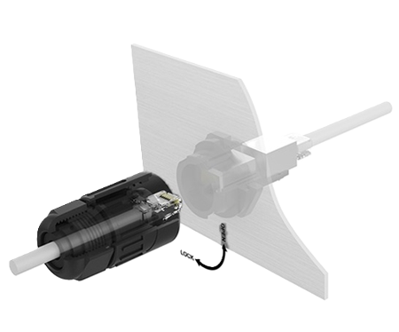 RJ45 plug housing plastic for RJ45 plug