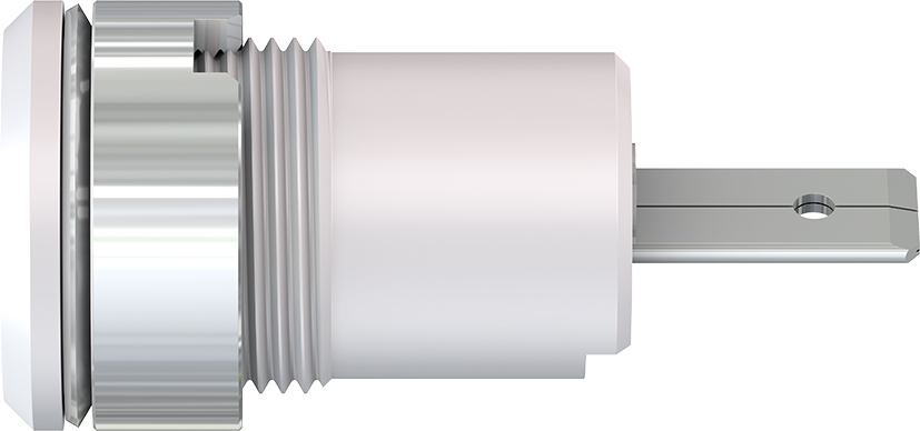 4 mm safety socket white - SLB4-F/A white