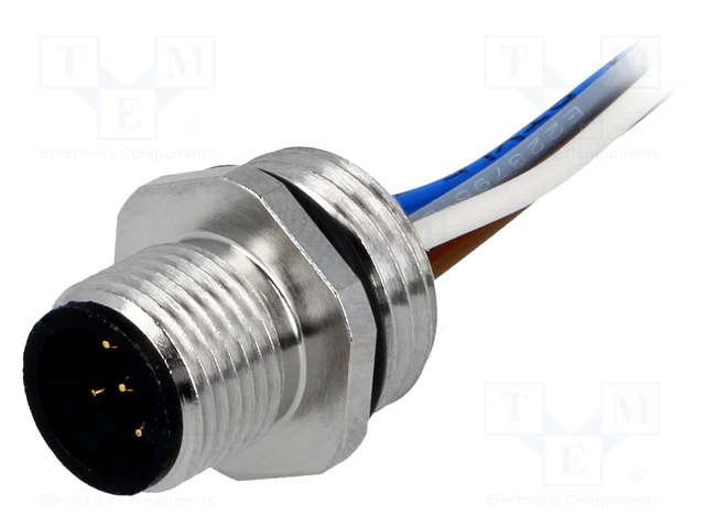 M12 Standaard Sensor/Aktuator Inbouwconnector