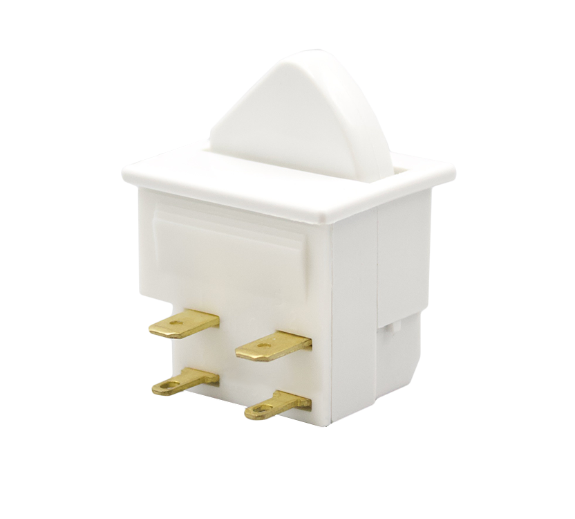 3141 Series D.P. On On (Momentary) 4.8 x 0.5 QC + 2.8 x 0.8 Tab Termination 17.1mm Actuator White 1 Gloss