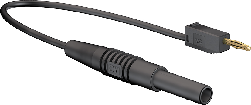 Adapter lead 15 cm black - AK205/405-BK black