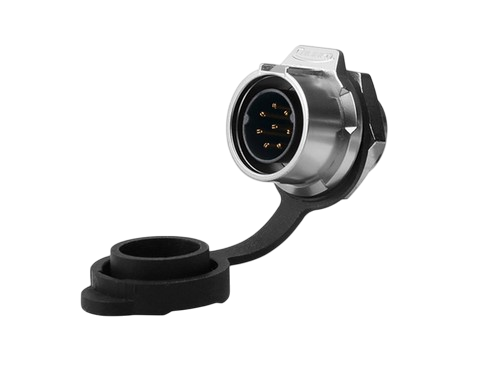 LP16 8-pin male single hole Chassis socket Metal