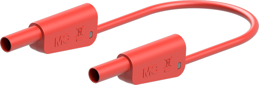 4 mm safety test lead 100 cm red - SLK-4A-F10 red