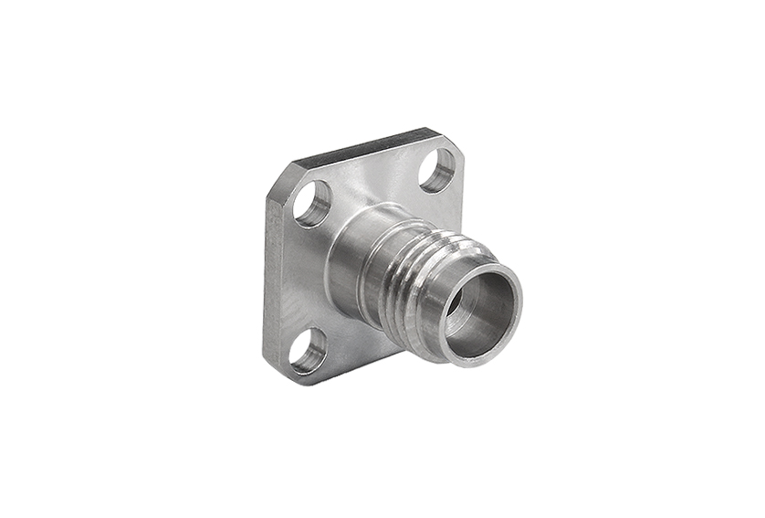 2.4mm Jack Straight 4 Hole Flange RF Connector