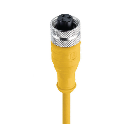 1/2"-20UNF-2B Sensor/Actuator Single-Ended Cordset