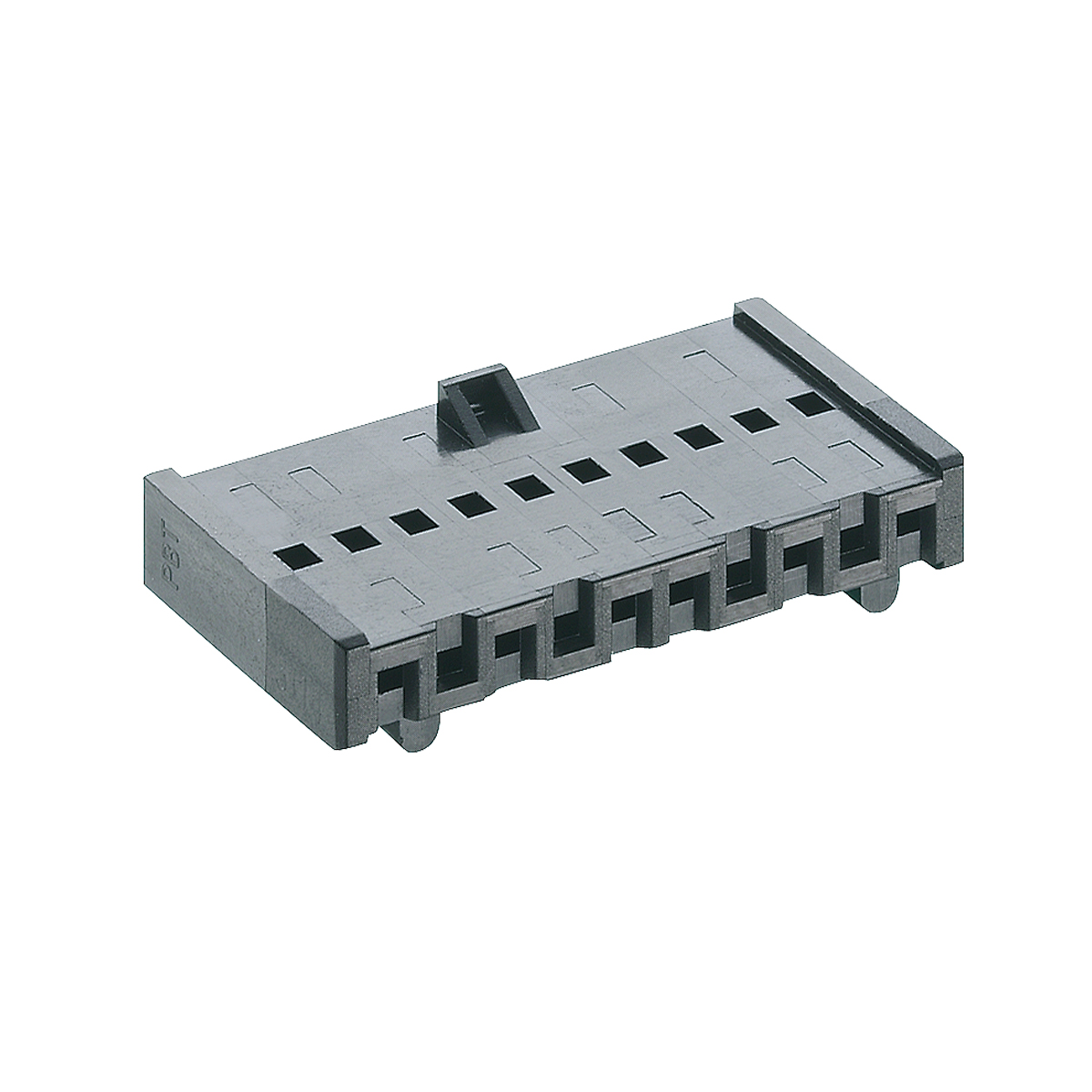 Empty Minimodul™ housing for reception of crimp contacts
