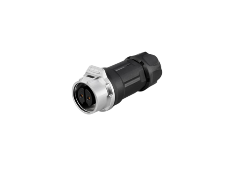 LP16 2-polige vrouwelijke contra-stekker In-Lijn Snelle vergrendeling IP67 plastic+metaal