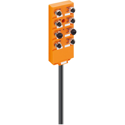 ASB with FIXCON-connector, 8 ports, LED, double I/O per port