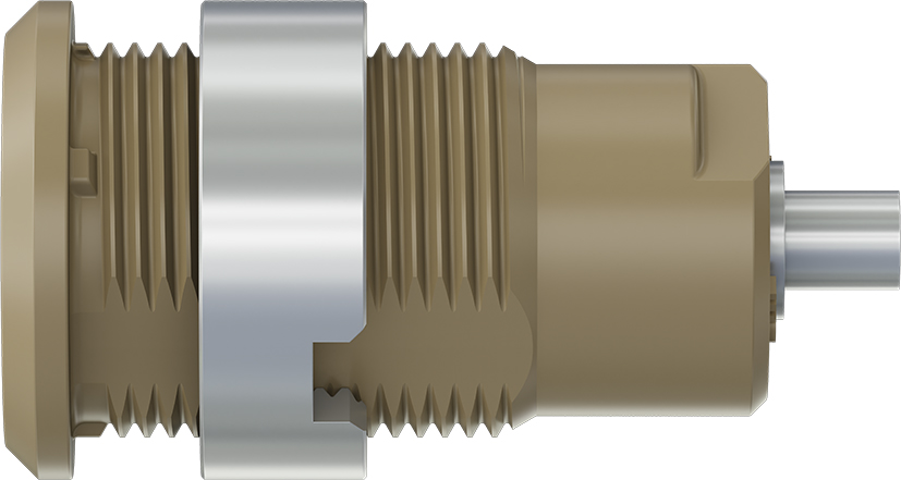 4 mm safety socket brown - SLB4-E brown